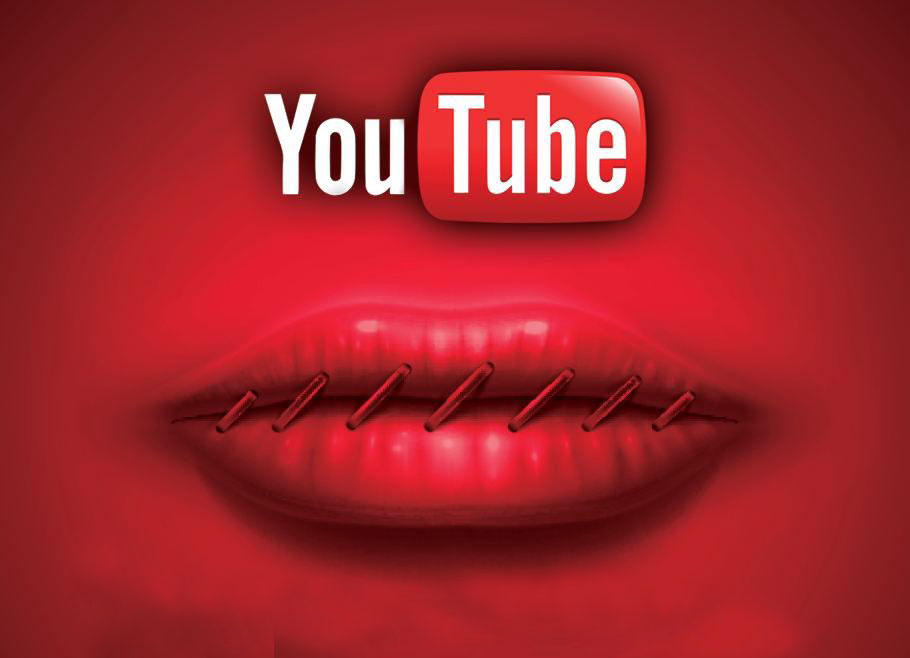 Red - YouTube - mouth stitched shut