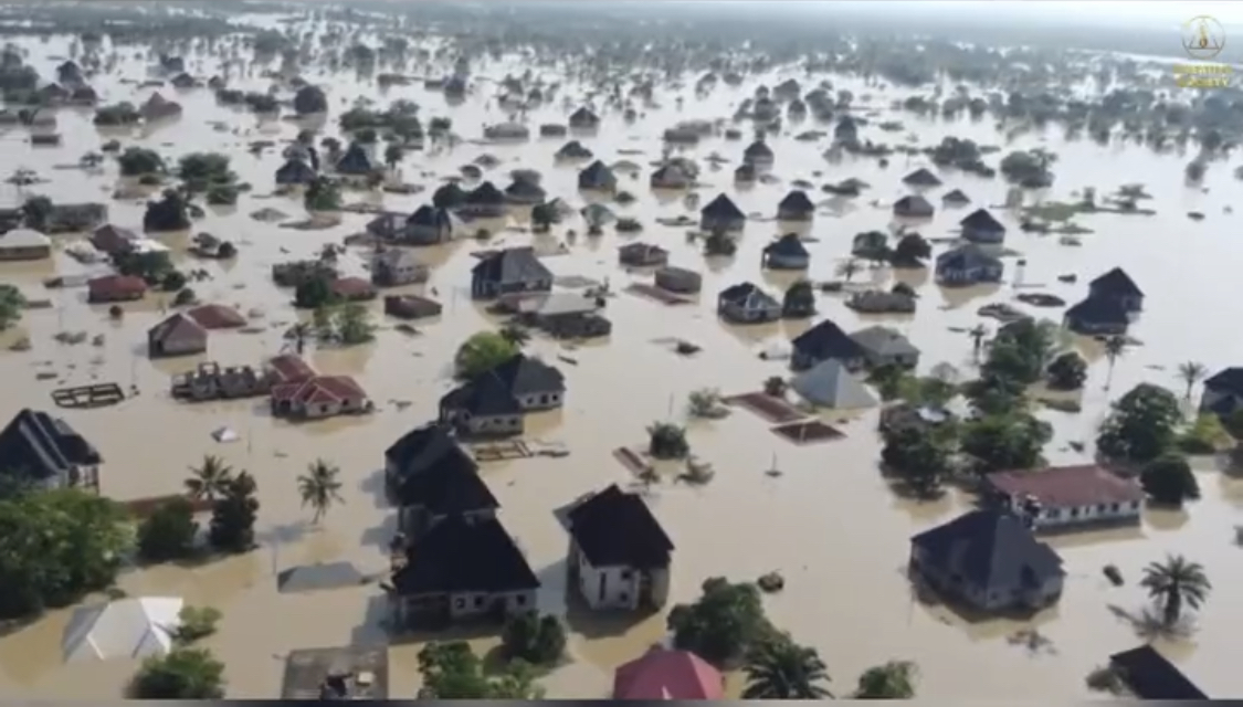 flooded landscape