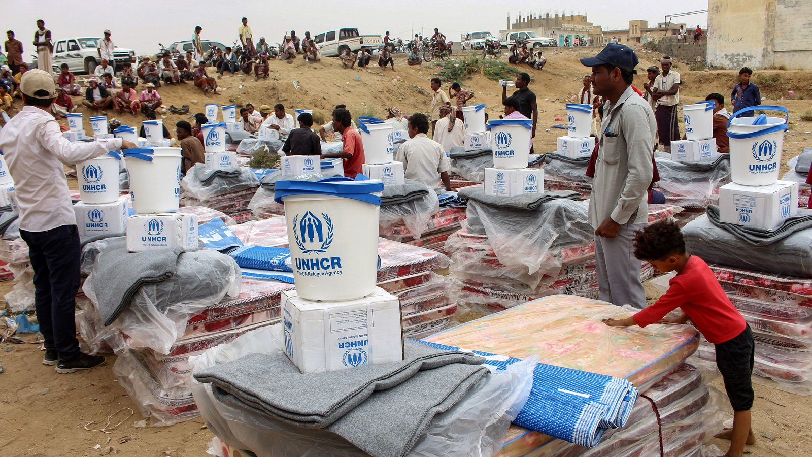 food supplies for famine in yemen