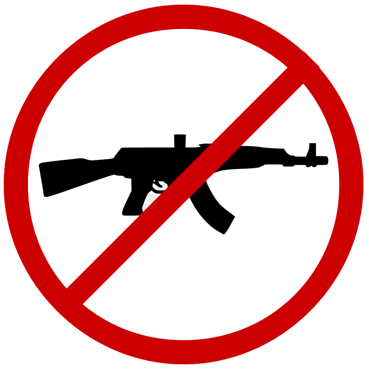 no weapons sign